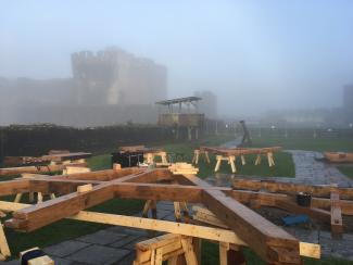 Fresh morning on the big day,stroud, carpentry,