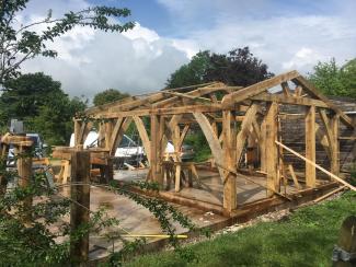 green oak, frame, oak frame,stroud, carpentry,