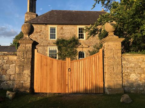 wooden gate